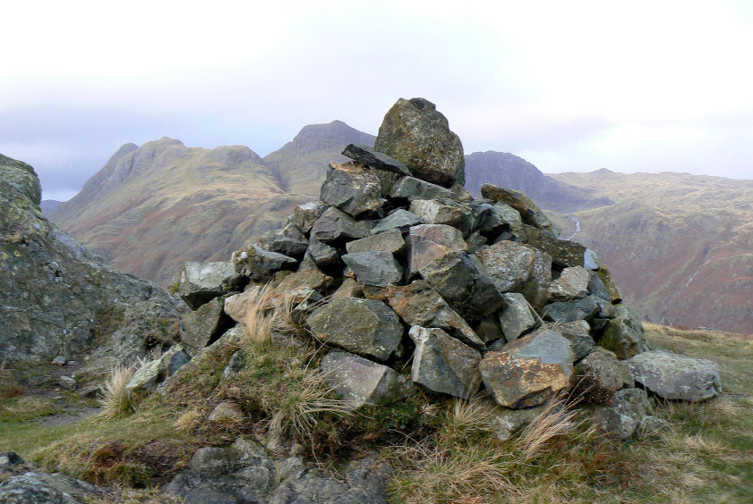 Side Pike's summit cairn Side Pike's summit cairn